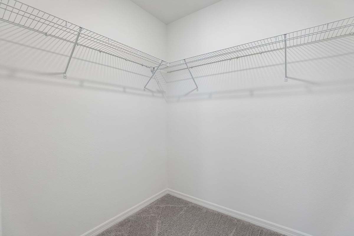 Primary walk-in closet