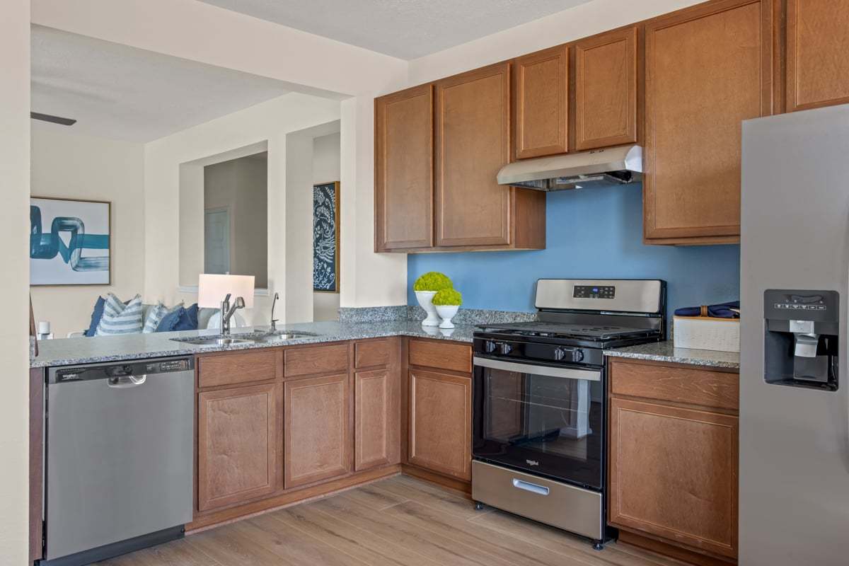 Plan 1243 Modeled - Kitchen