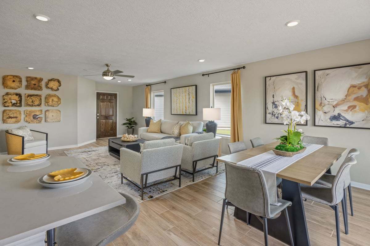 Plan 1907 Modeled - Great room