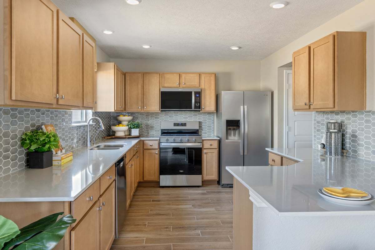 Plan 1907 Modeled - Kitchen