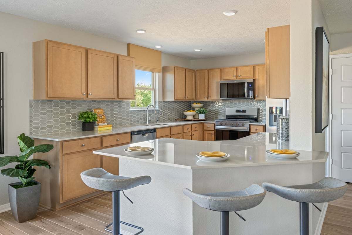 Plan 1907 Modeled - Kitchen