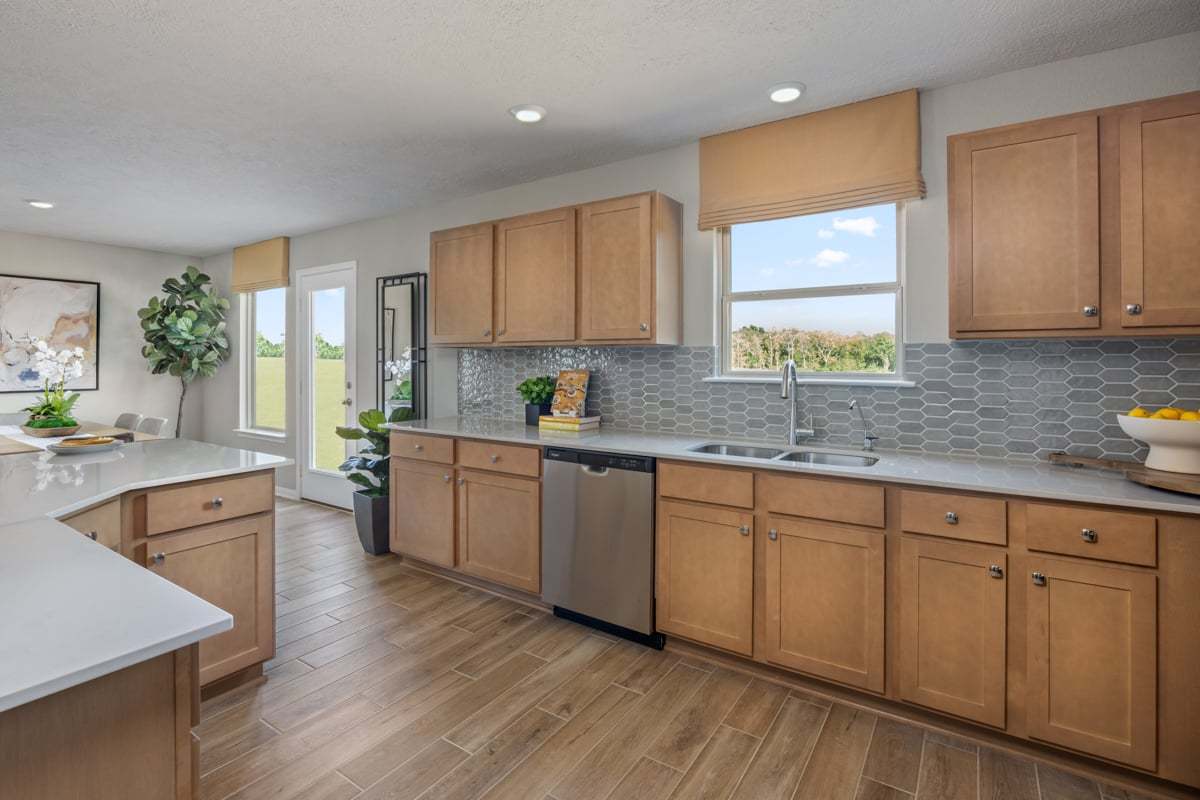 Plan 1907 Modeled - Kitchen