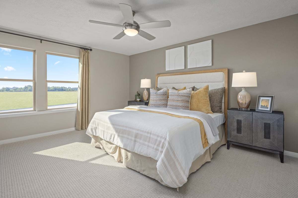Plan 1907 Modeled - Primary bedroom