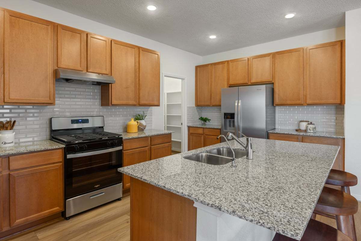 Plan 1965 Modeled - Kitchen