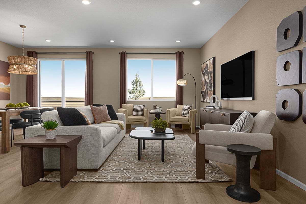 Plan 1543 Modeled - Great room