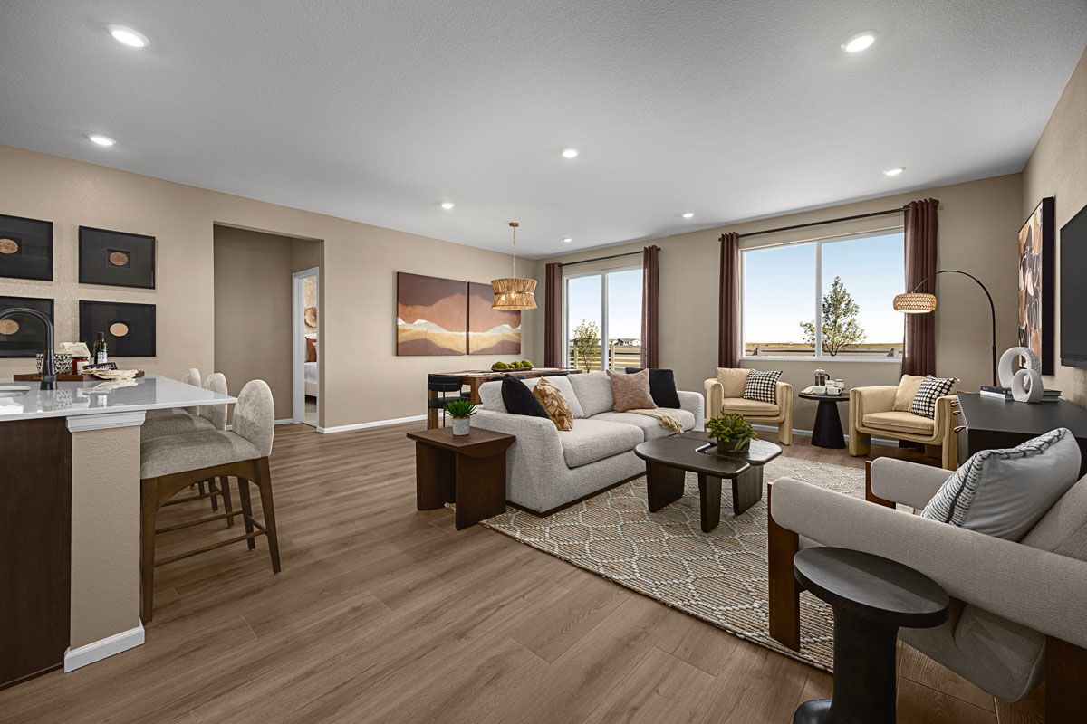 Plan 1543 Modeled - Great room