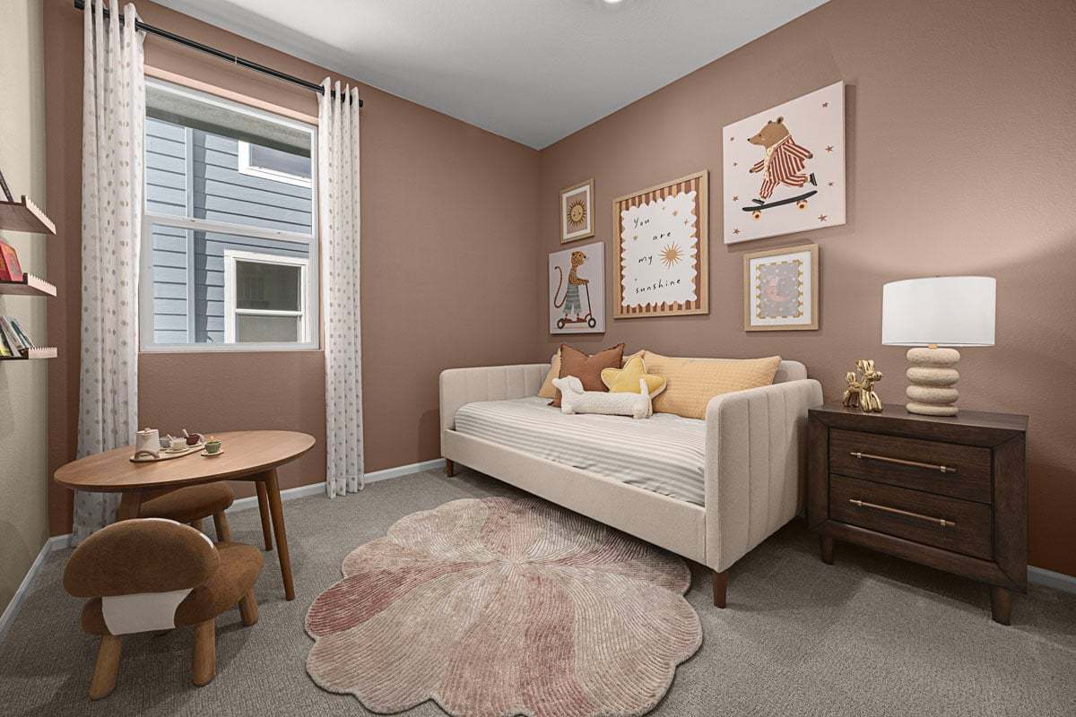 Plan 1543 Modeled - Bedroom 2