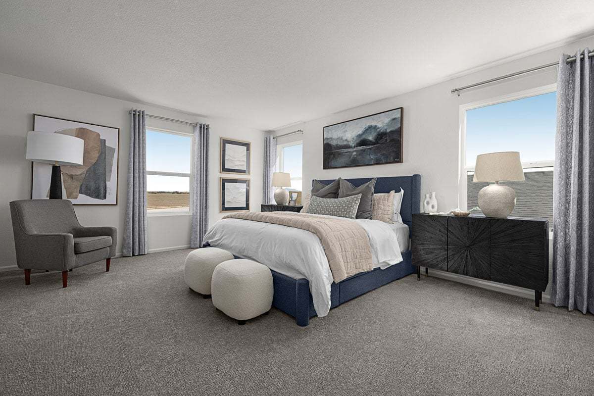 Plan 2502 Modeled - Primary bedroom
