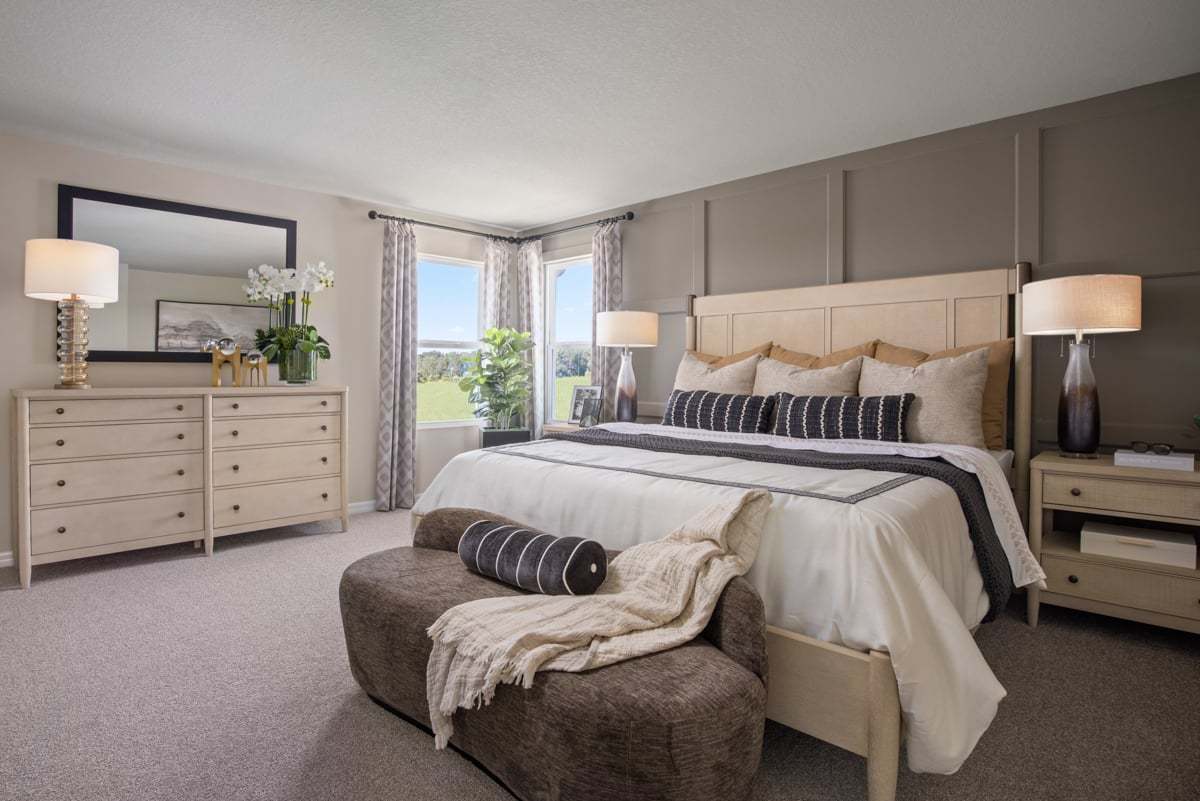 Plan 2387 Modeled - Primary bedroom