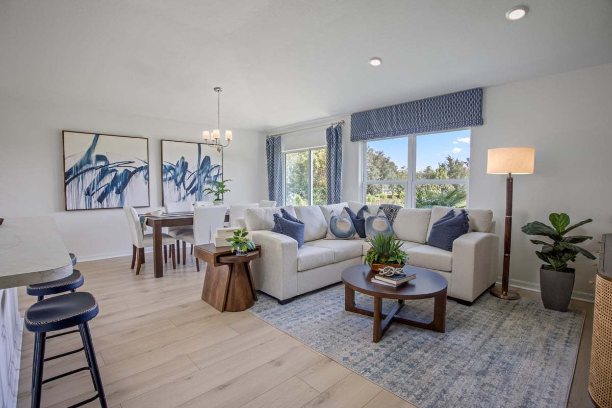 Plan 1584 Modeled - Great room