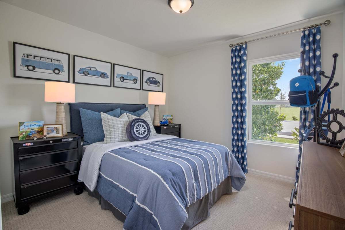 Plan 1584 Modeled - Secondary bedroom