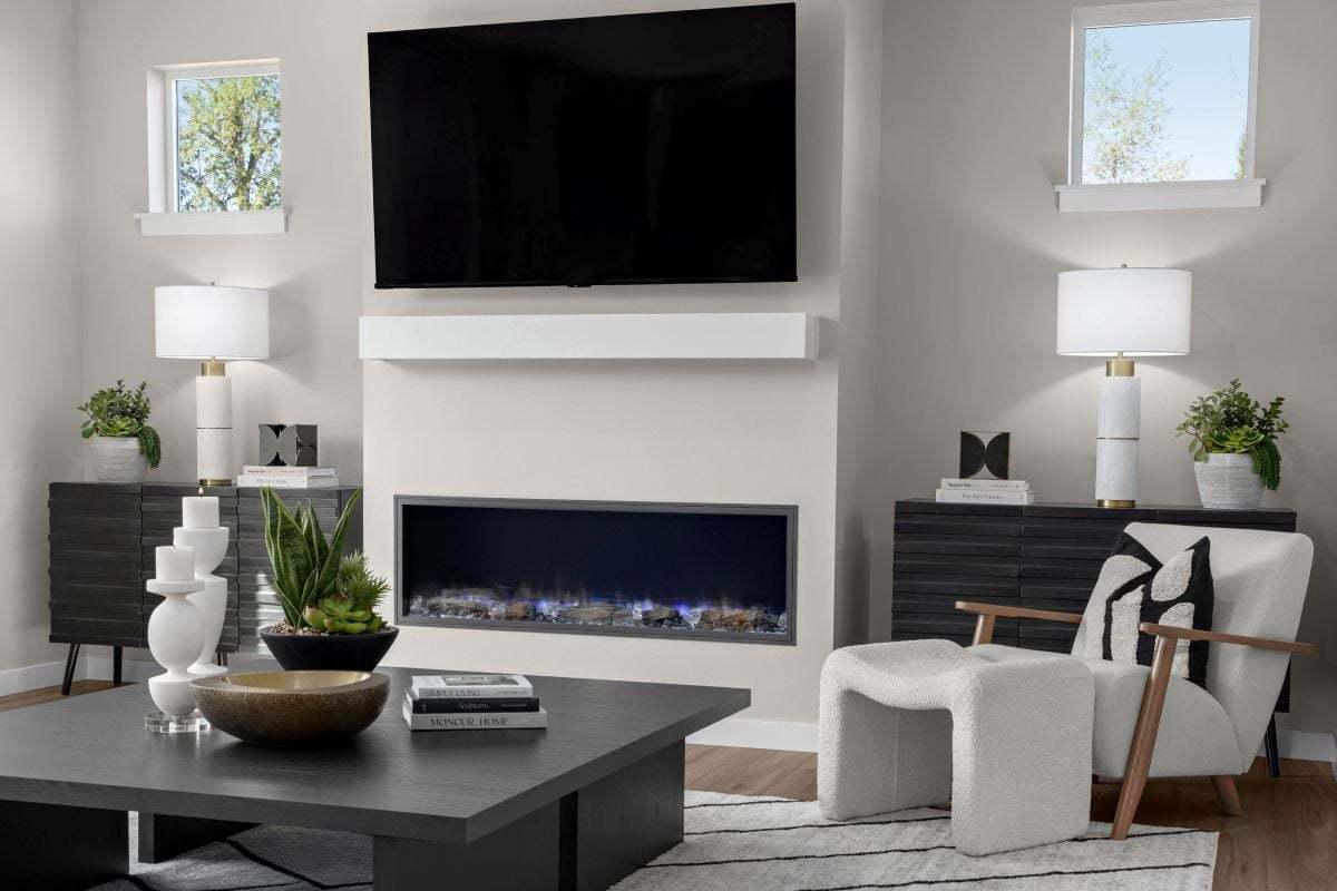 Fireplace at great room
