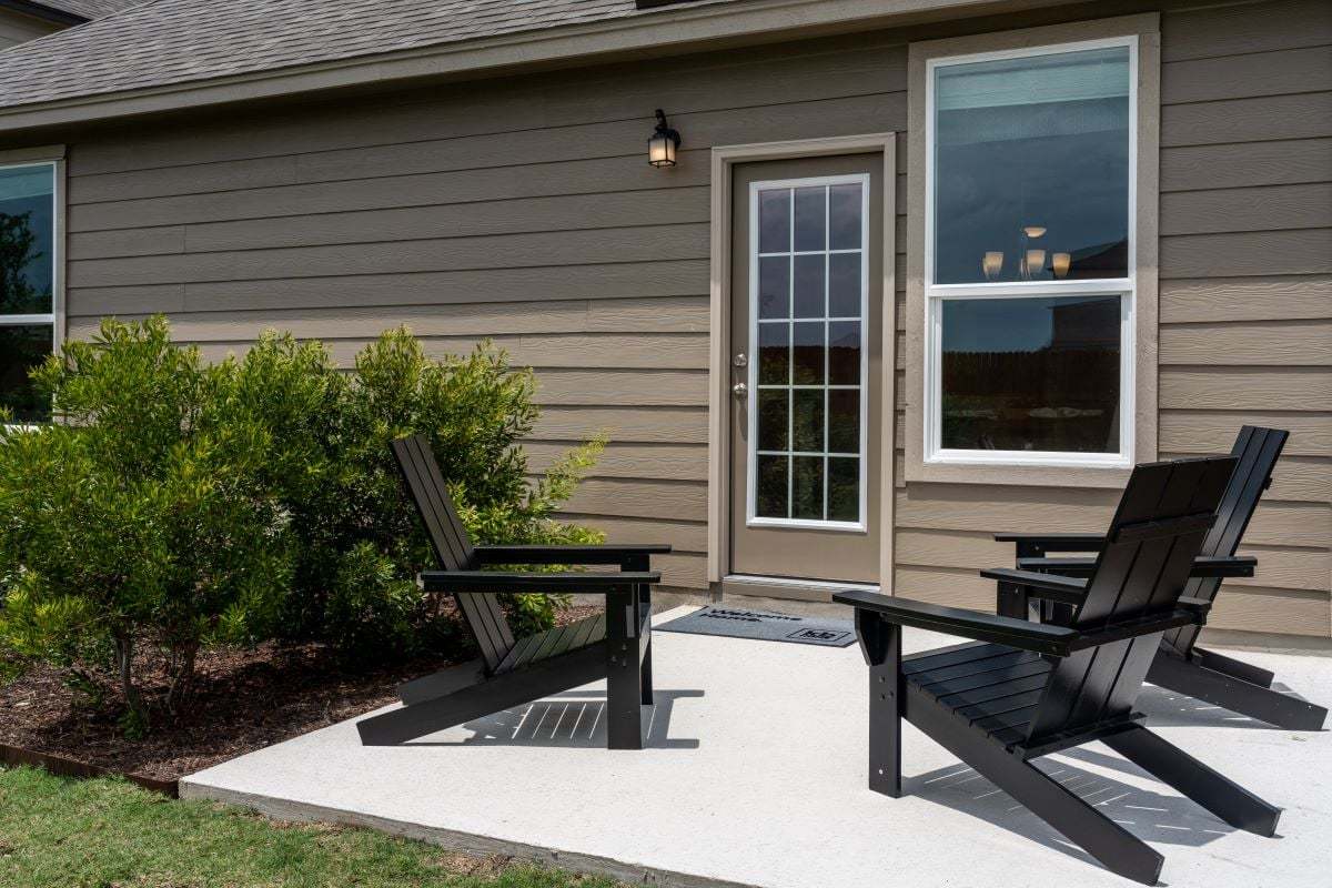 Plan 1271 - Rear patio