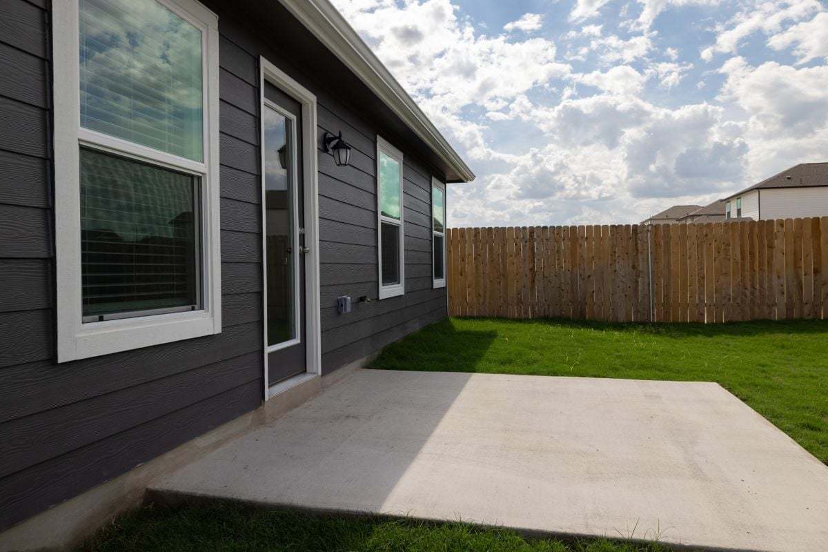 Rear exterior