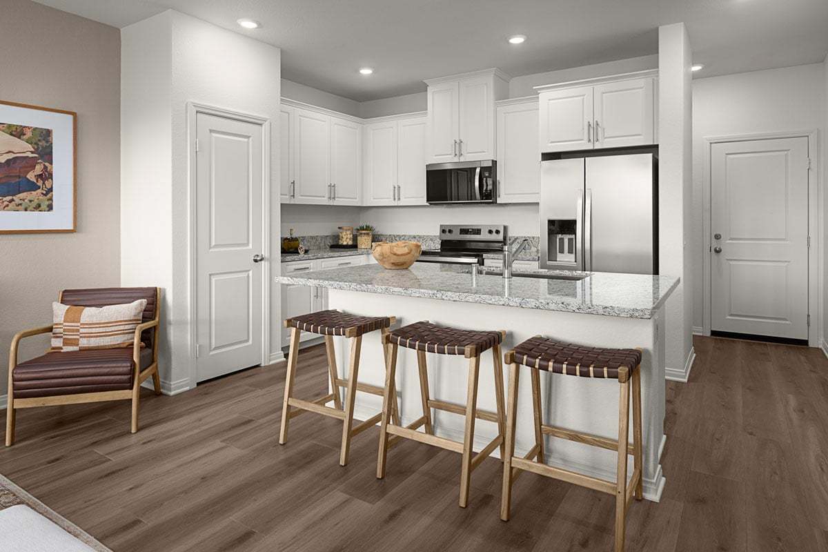 Plan 1579 Modeled - Kitchen