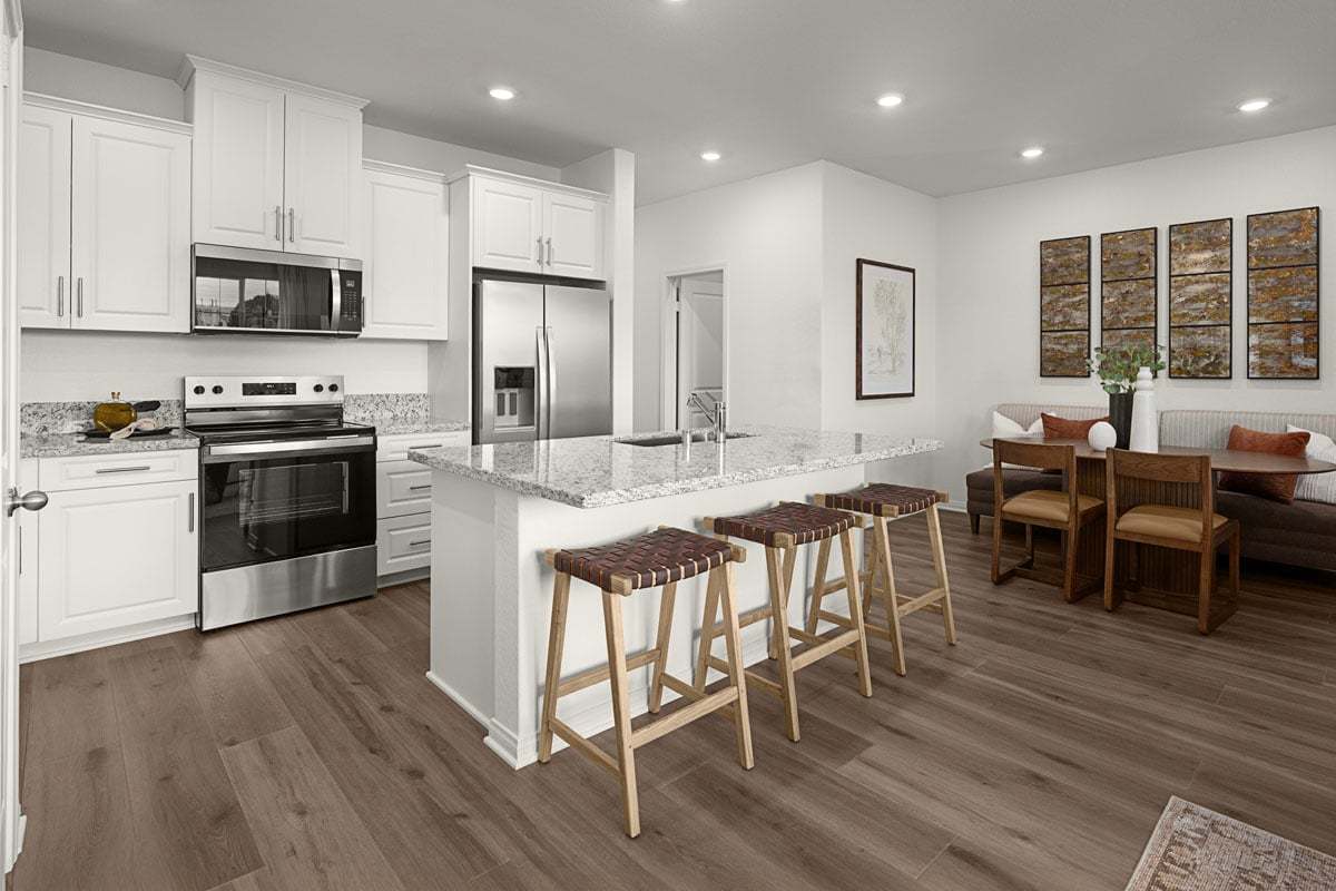 Plan 1579 Modeled - Kitchen