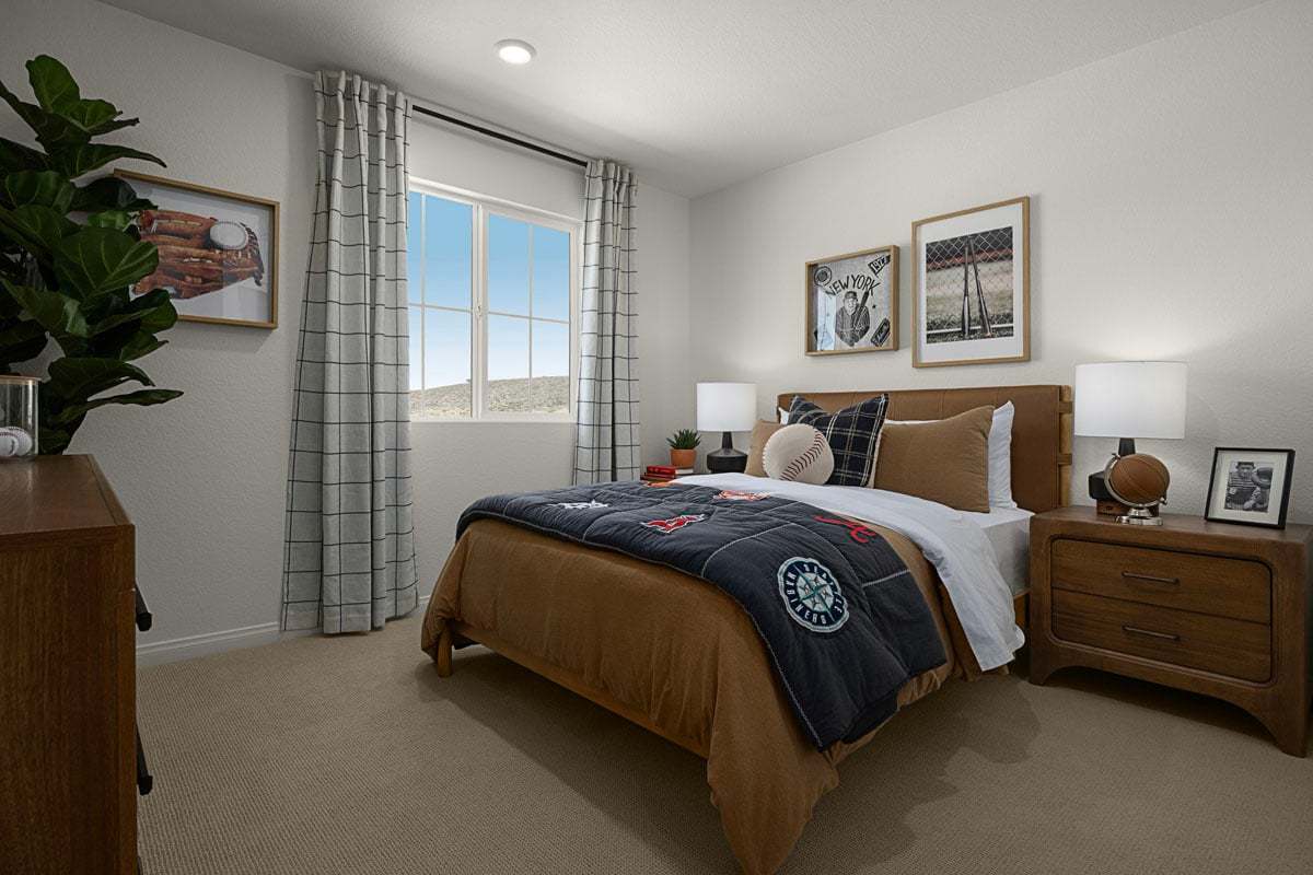 Plan 1579 Modeled - Bedroom 2