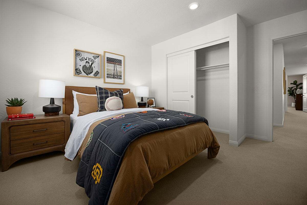 Plan 1579 Modeled - Bedroom 2