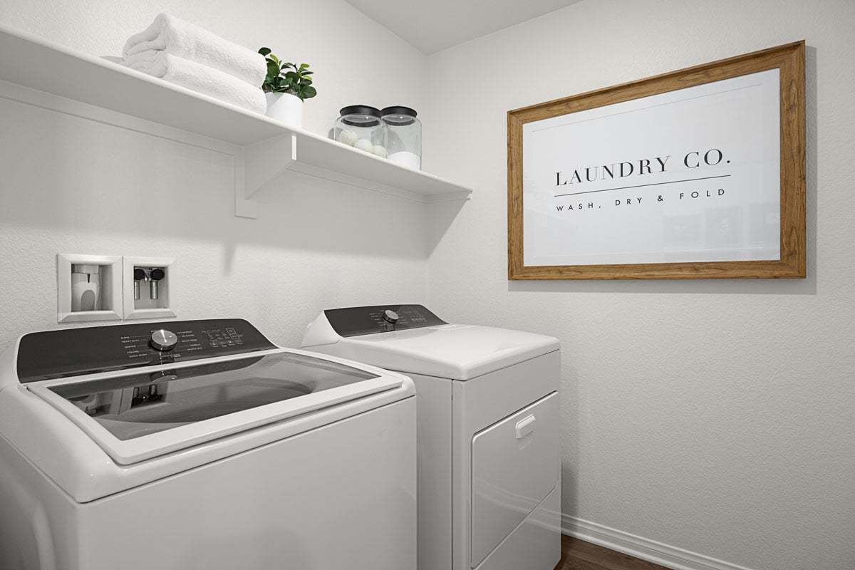 Plan 1579 Modeled - Laundry room