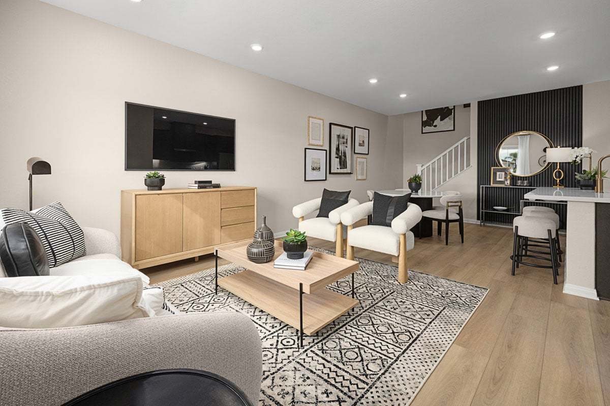 Plan 1595 Modeled - Great room