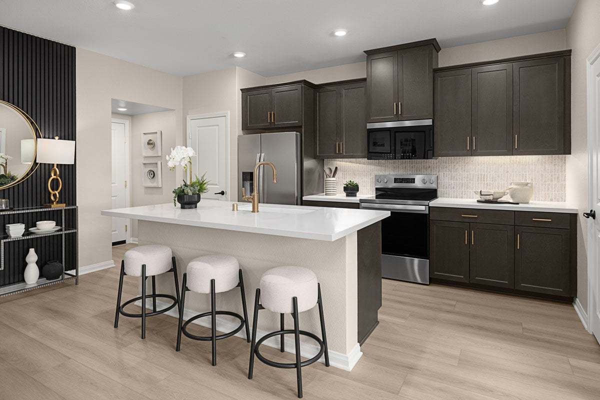Plan 1595 Modeled - Kitchen