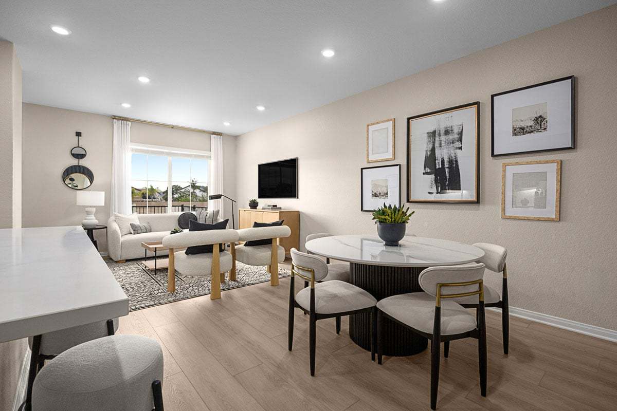 Plan 1595 Modeled - Great room