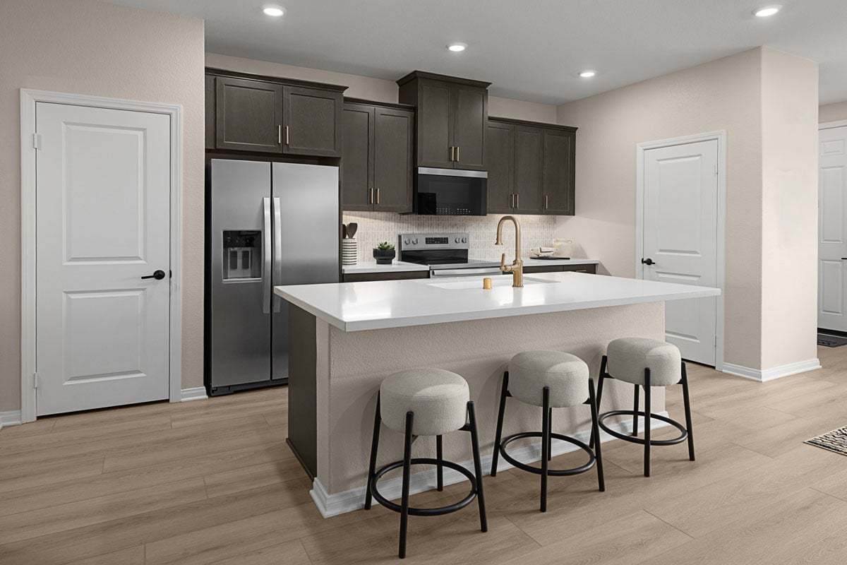 Plan 1595 Modeled - Kitchen