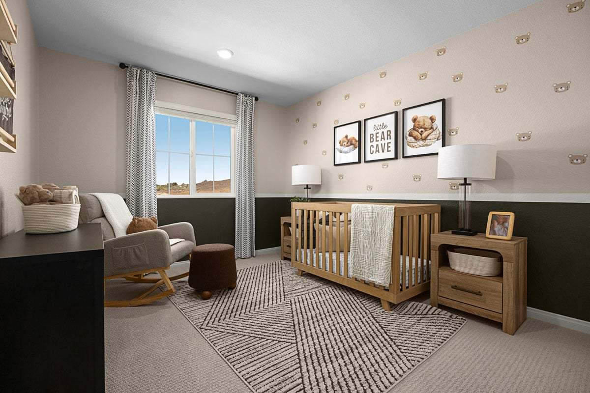 Plan 1595 Modeled - Bedroom 2
