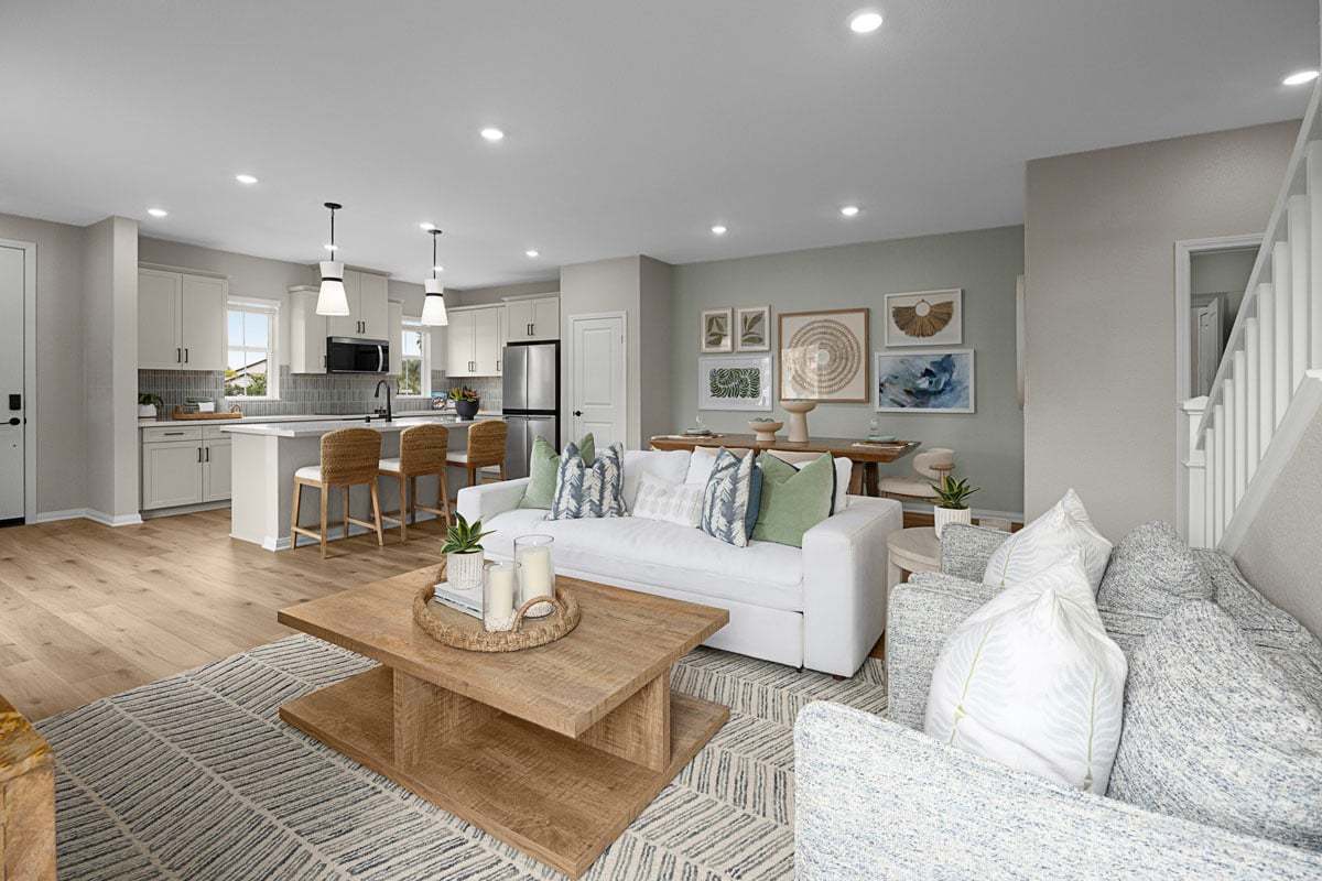 Plan 1866 Modeled - Great room