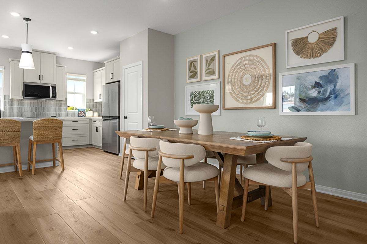 Plan 1866 Modeled - Dining area