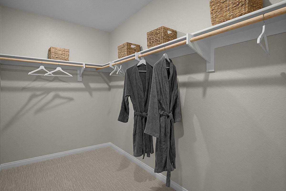 Plan 1866 Modeled - Primary walk-in closet