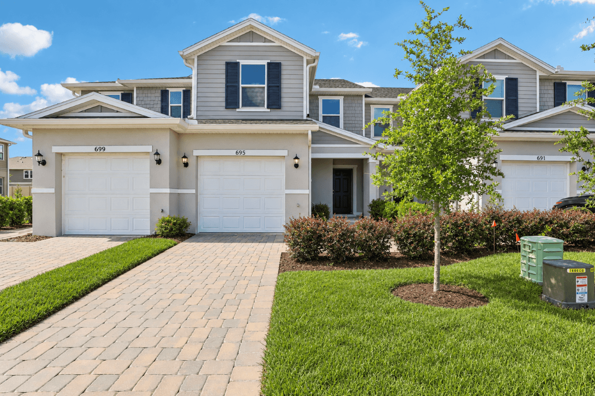 Plan 1557 - Reserve at Forest Lake Townhomes: Lake Wales, Florida - KB Home