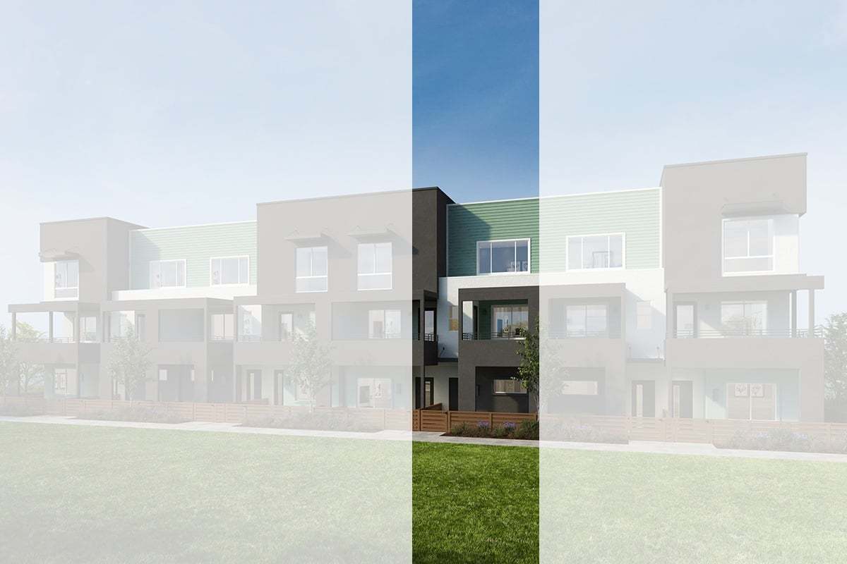 Plan 1387 Modeled - Stafford Glen: Tustin, California - KB Home