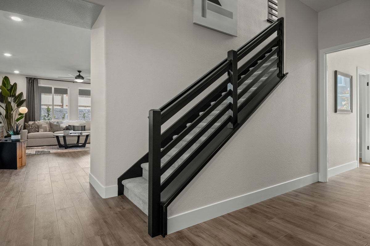 Plan 2777 Modeled - Open stair rail