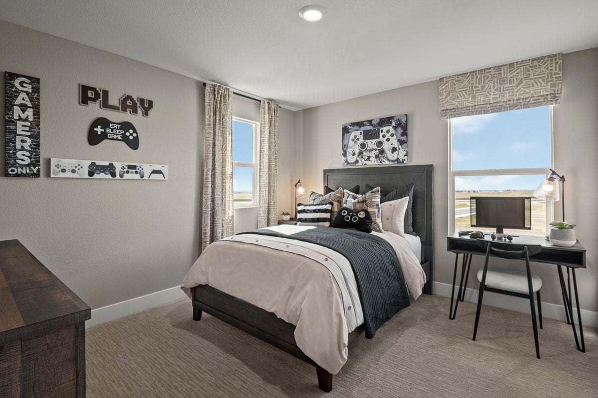 Plan 2777 Modeled - Spacious secondary bedrooms