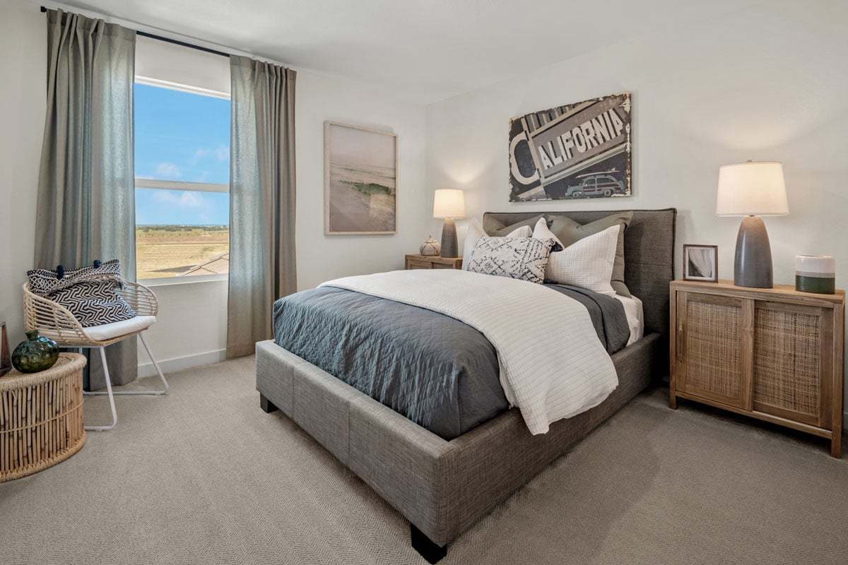 Plan 1652 Modeled - Spacious secondary bedrooms