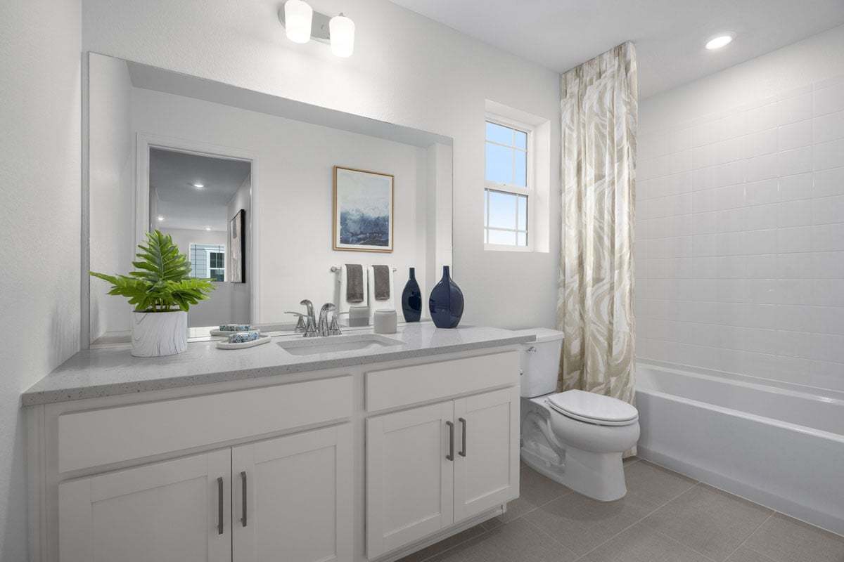 Plan 2284 Modeled - Extended vanity at bath 2