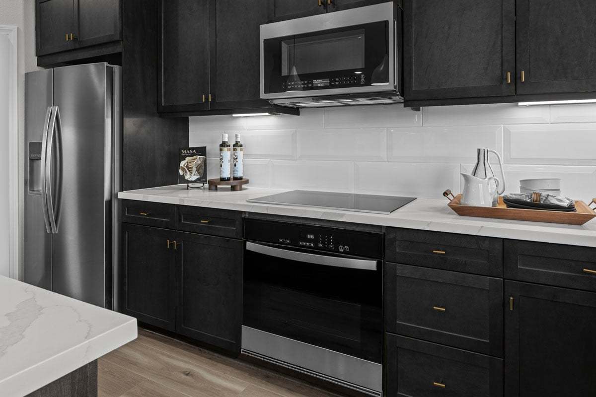 Plan 2389 Modeled - Upgraded maple cabinets with gold hardware