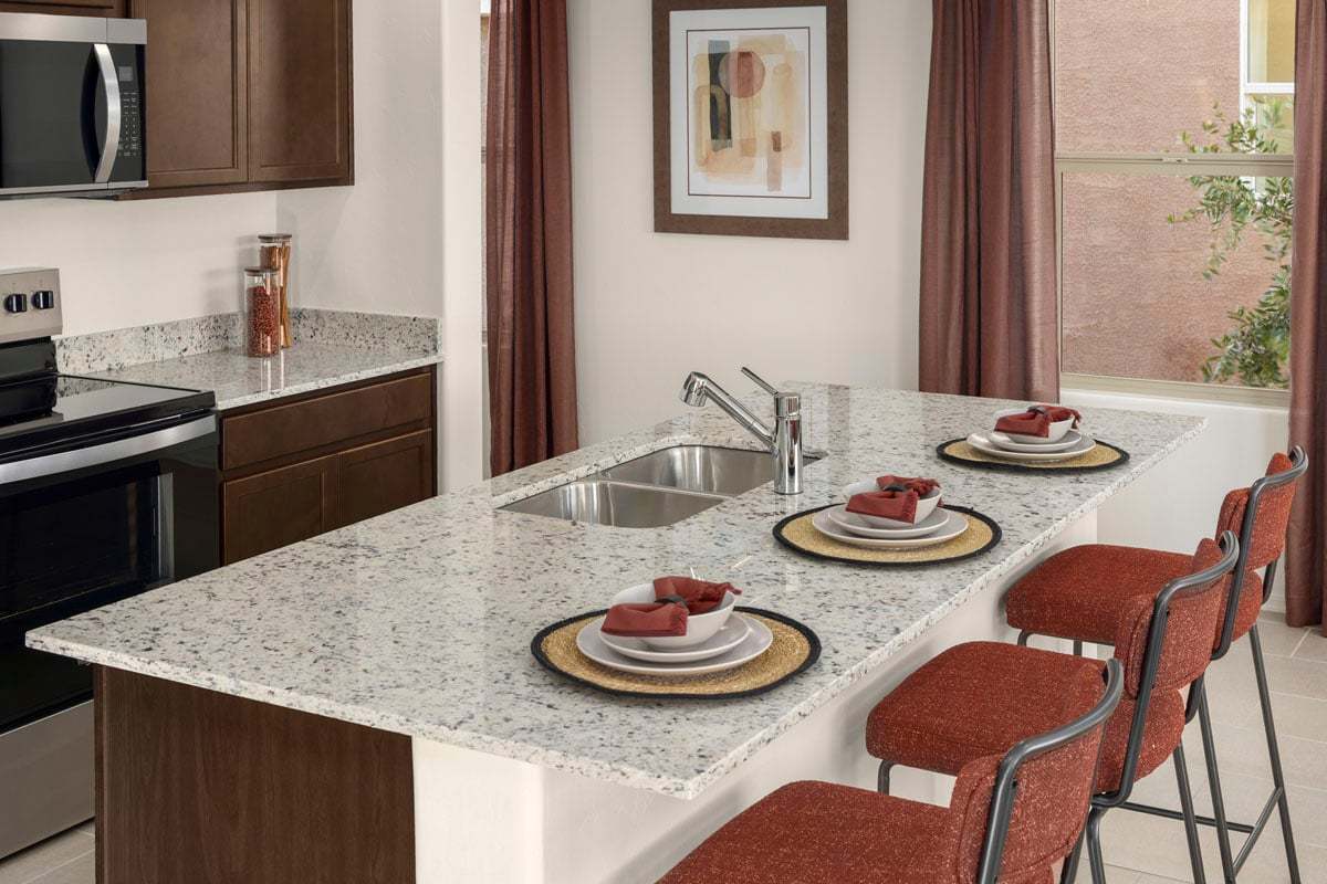 Plan 1768 Modeled - Kitchen island