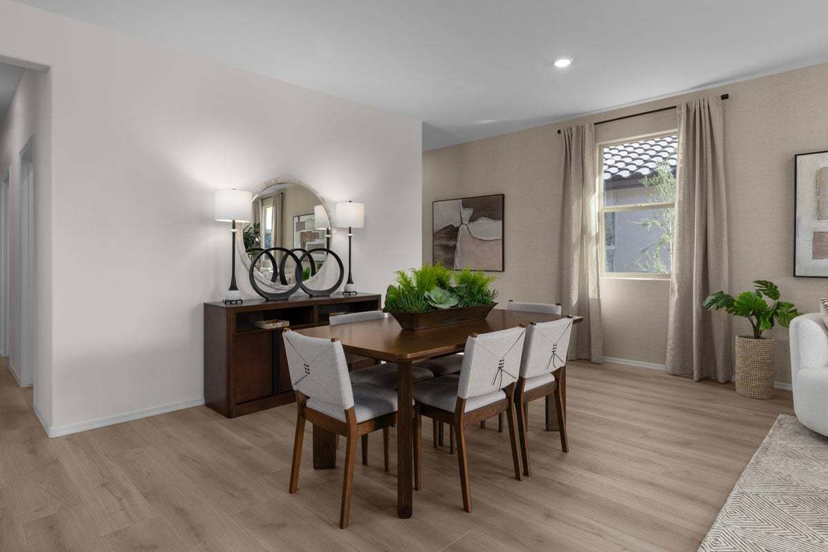 Plan 1465 Modeled - Dining area