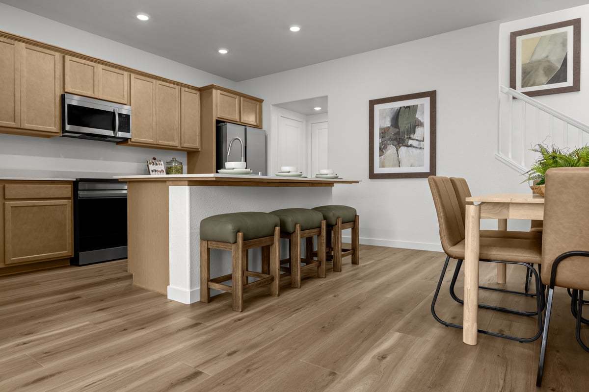 Plan 1565 Modeled - Luxury vinyl plank flooring
