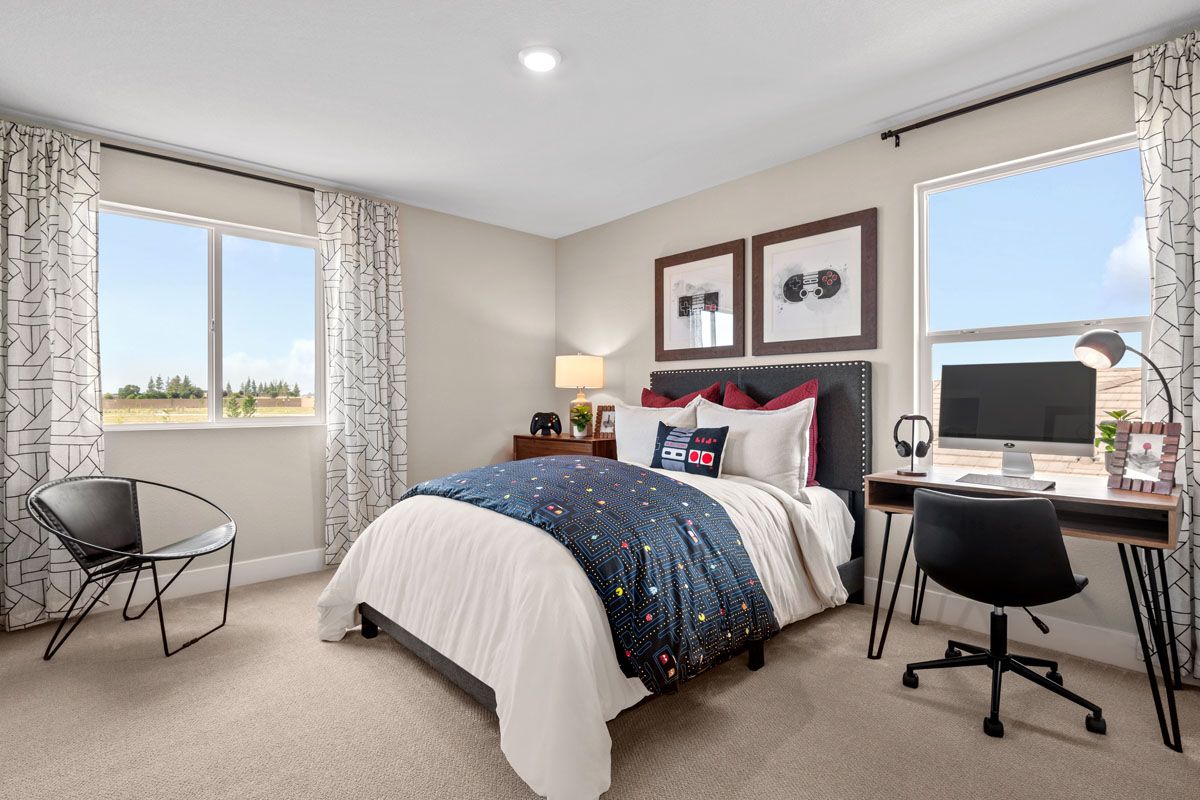 Plan 2693 Modeled - Spacious secondary bedrooms