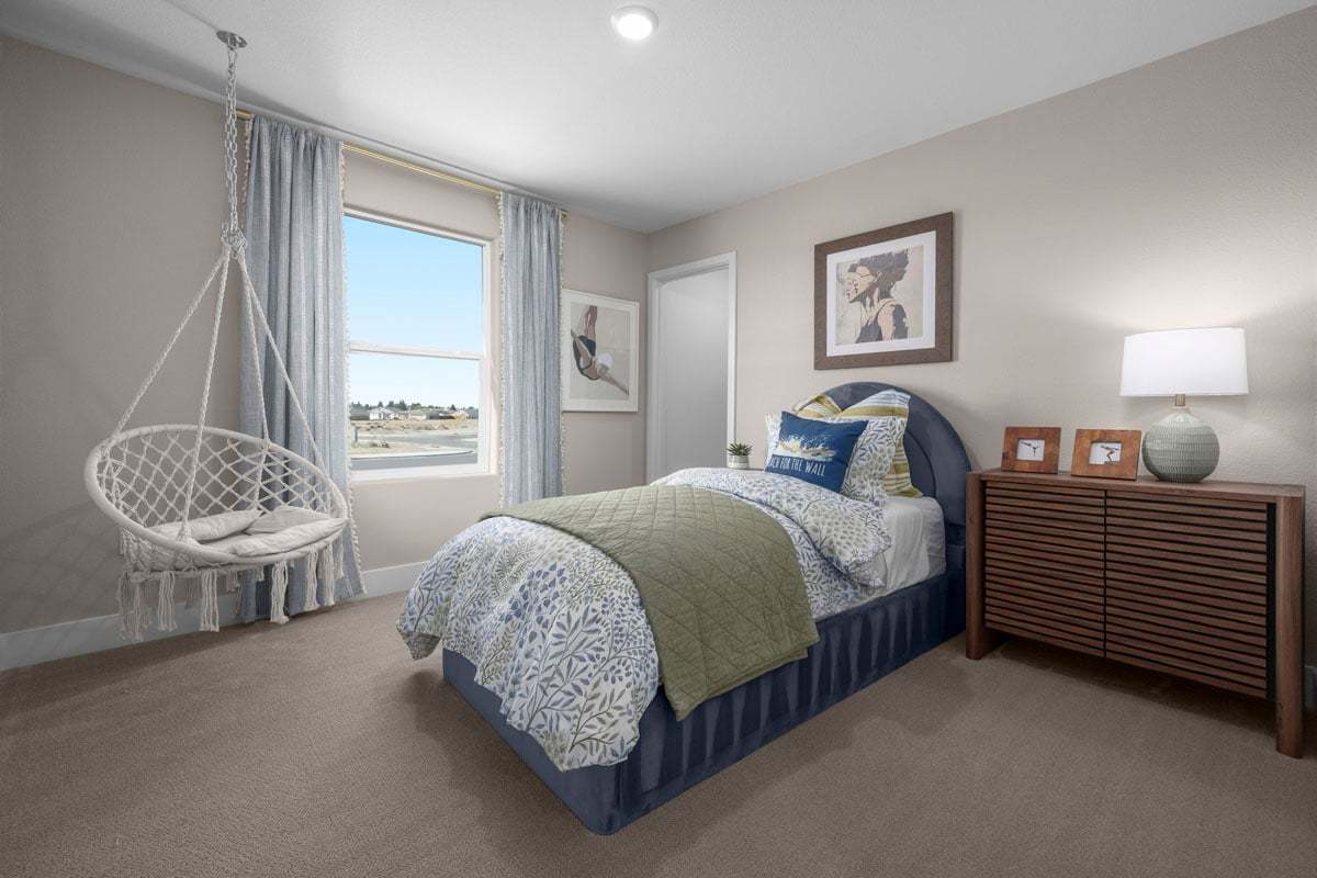 Plan 2117 Modeled - Spacious secondary bedrooms