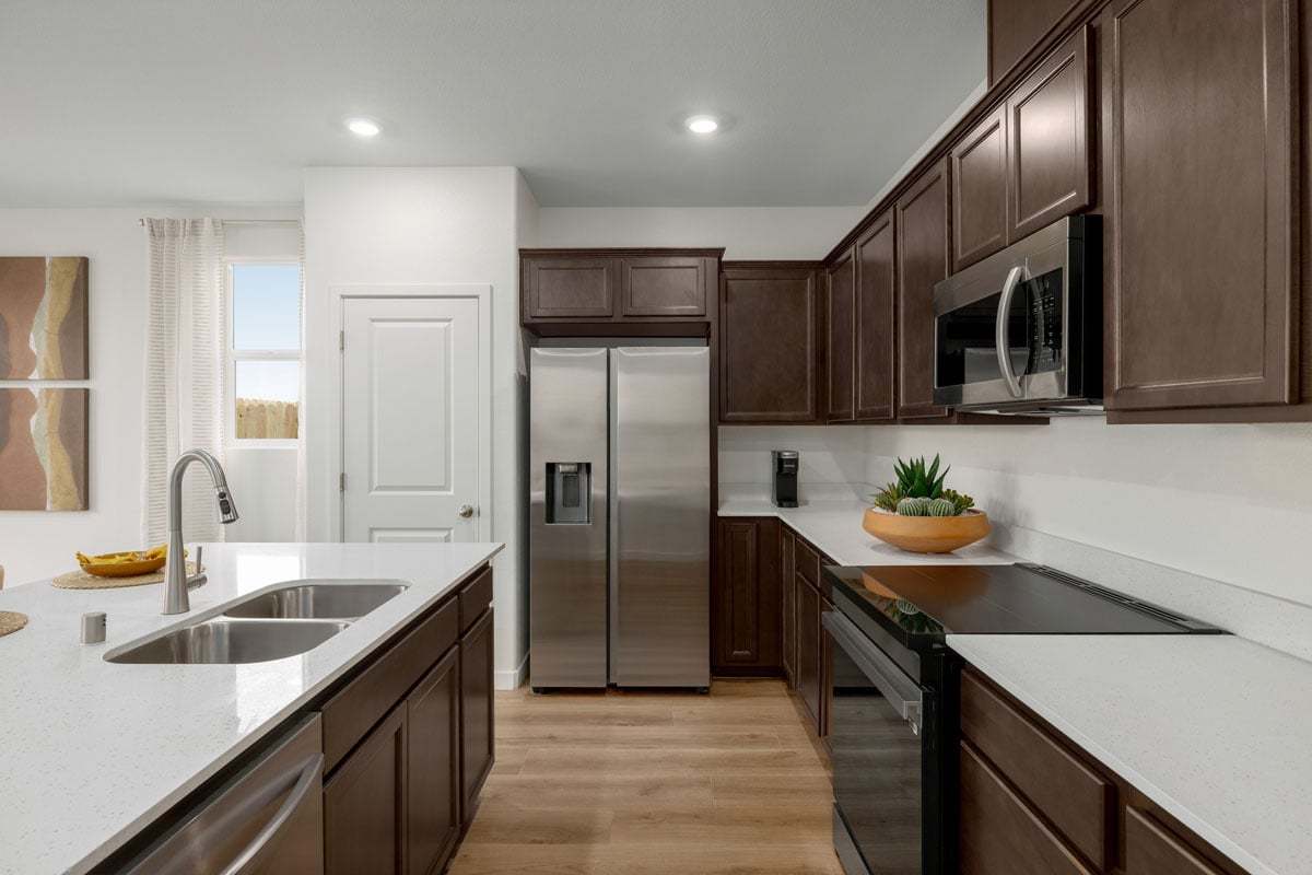 Plan 1429 Modeled - Quartz kitchen countertops