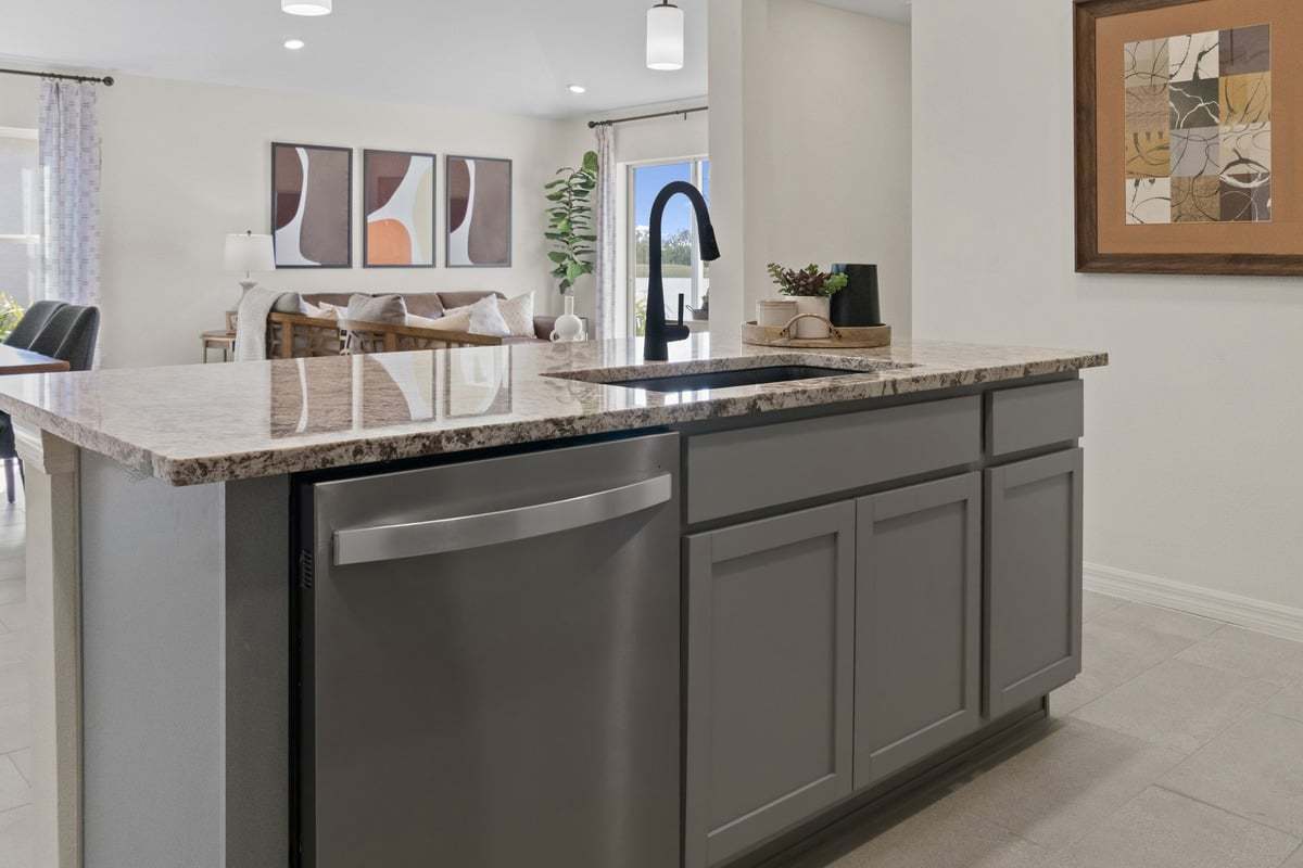 Plan 1511 Modeled - Kitchen island