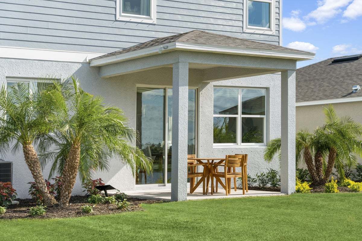 Plan 2107 Modeled - Covered patio