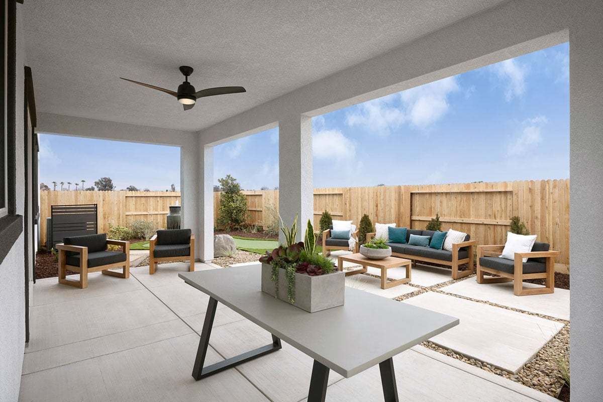Plan 2388 Modeled - Covered patio