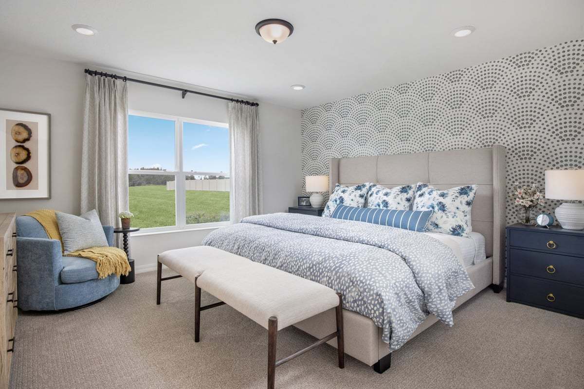 Plan 1541 Modeled - Expansive primary bedroom