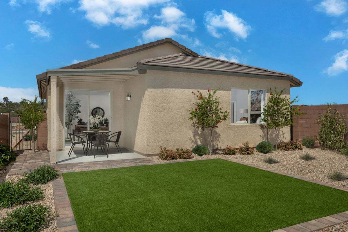 Plan 1262 - Covered back patio
