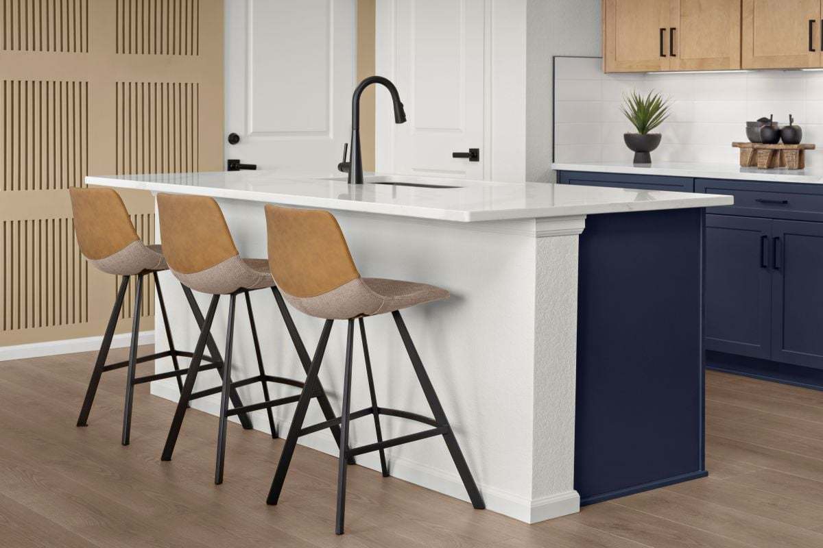 Plan 2138 Modeled - Kitchen island